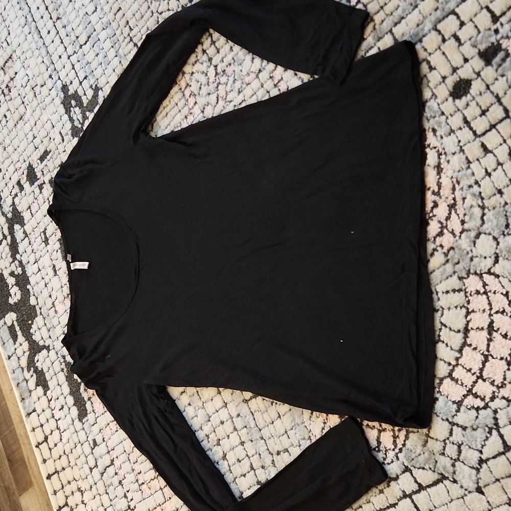 Banana Republic Black scoopneck top